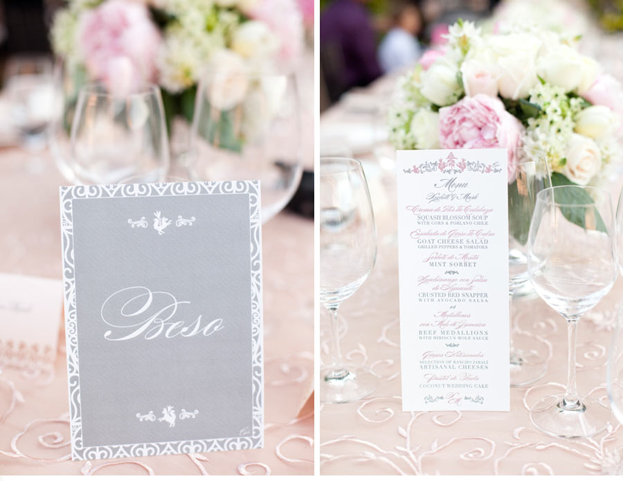 Our Muse - Elegant Mexican Wedding - Be inspired by Xochitl and Mark's elegant Mexican wedding - wedding, escort cards, place cards, table signs, menus