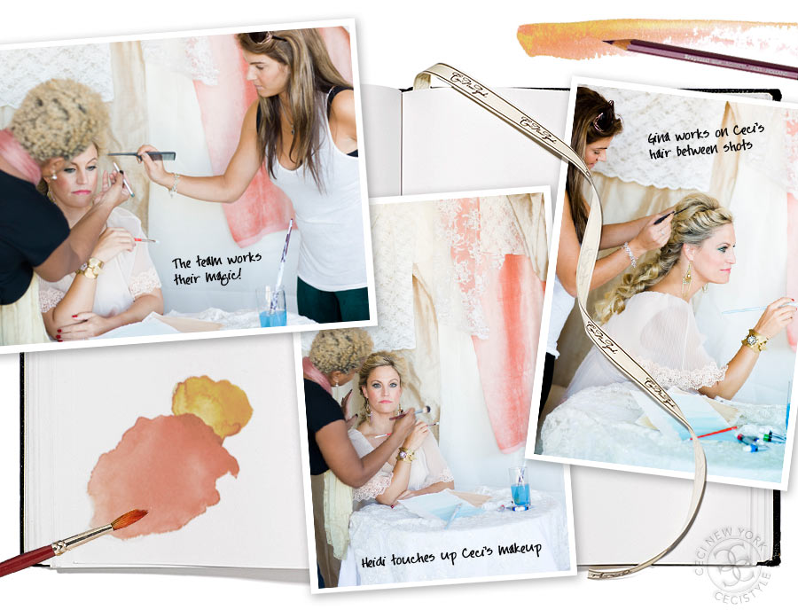 Behind the Scenes - CeciStyle Magazine v78 - Art-Inspired Romance