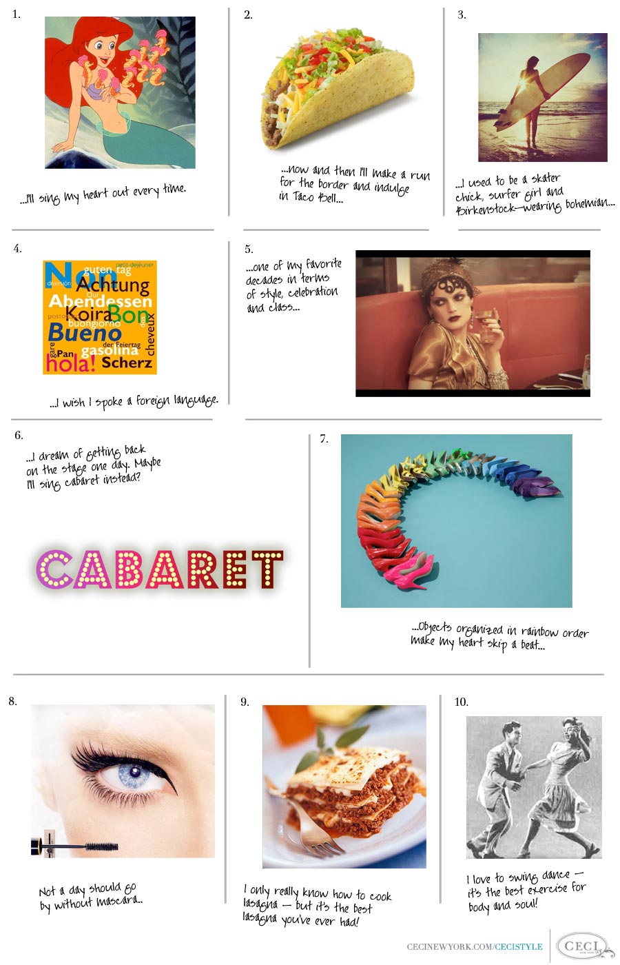 CeciStyle Magazine v78: Fabulous Finds - Ten Things You Didn't Know About Ceci Johnson