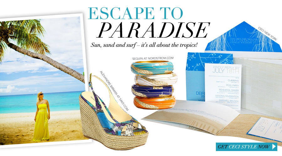 Escape to Paradise - Sun, sand and surf - it's all about the tropics!