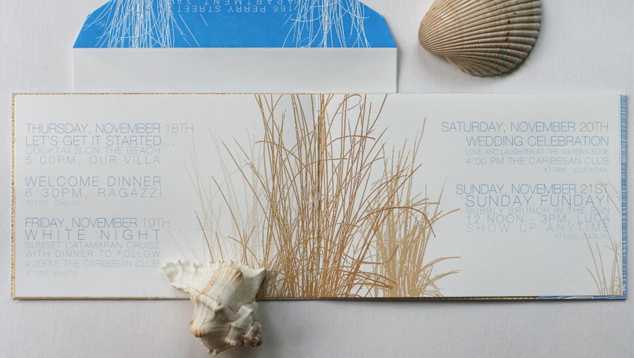 Luxurious Booklet Wedding Invitations