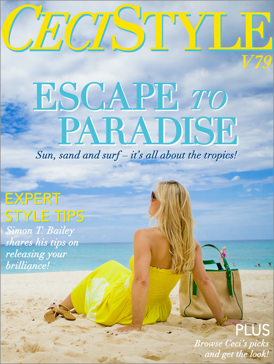 V79 Behind the Scenes Escape to Paradise CeciStyle Ceci New York