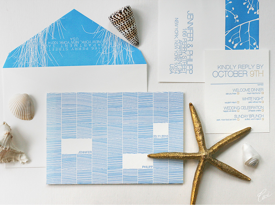 Our Muse - Tropical Beach Wedding - Be inspired by Jennifer & Philipp's tropical beach wedding - wedding, letterpress printing, invitations, offset printing