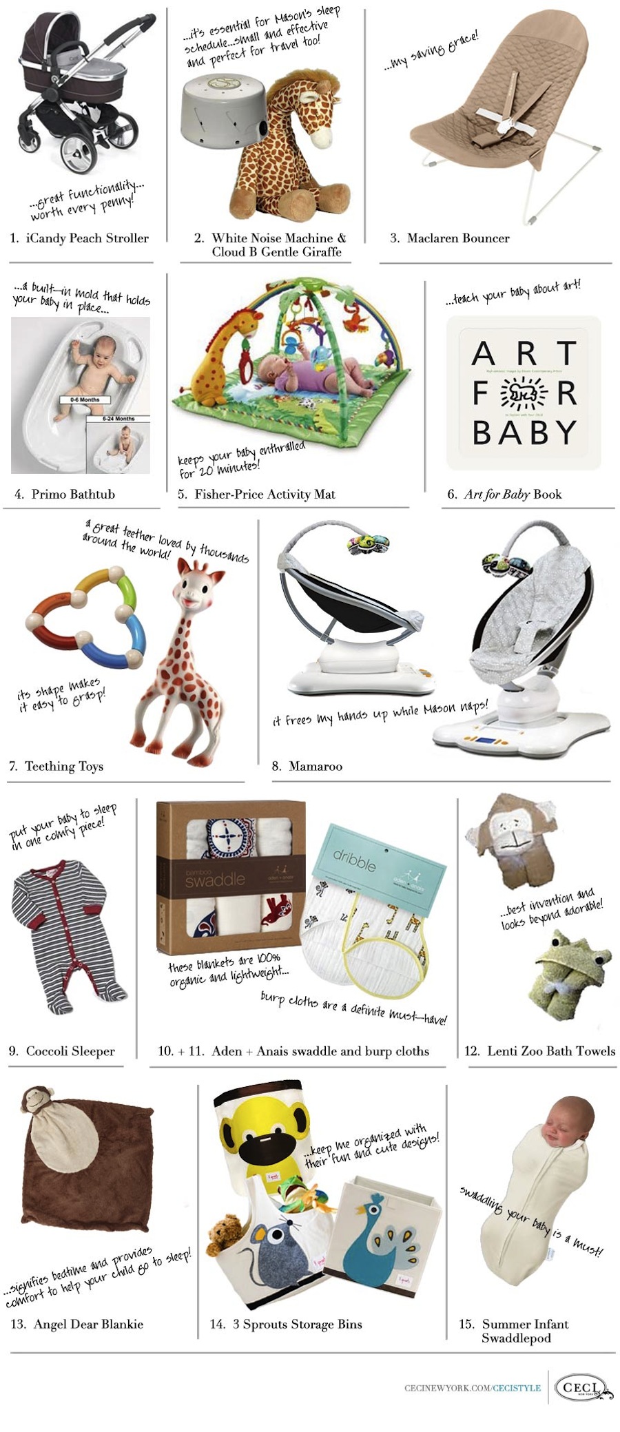 Baby Love: Ceci Johnson's Favorite Baby Products for Her 3-to-4-Month-Old