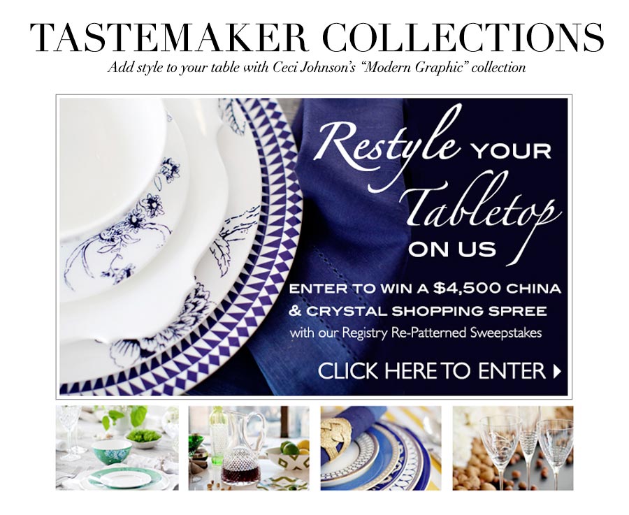 Last chance to WIN a $4,500 Tabletop Shopping Spree with NewlyWish