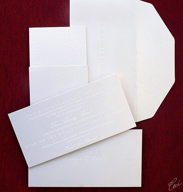 Sean "Diddy" Combs - Walk of Fame - Event Invitations - Corporate - Ceci Event - Ceci New York