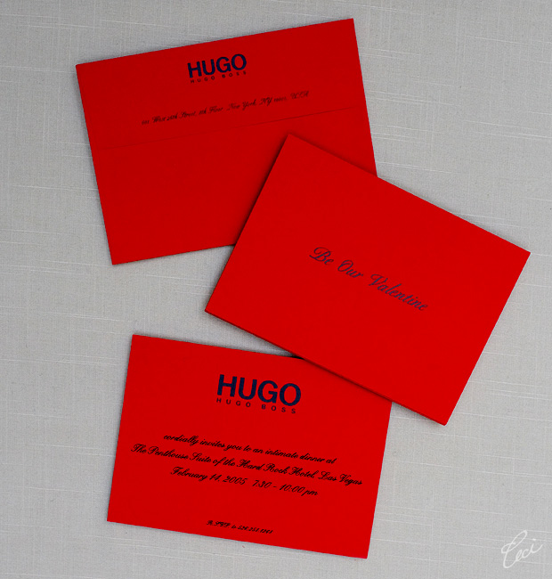 Hugo Boss - Event Invitations - Corporate - Ceci Event - Ceci New York