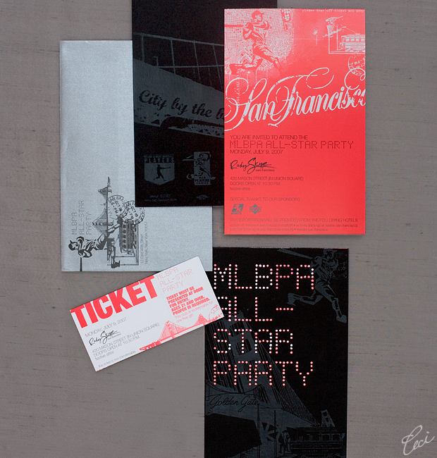 MLBPA All Star Party - Event Invitations - Corporate - Ceci Event - Ceci New York