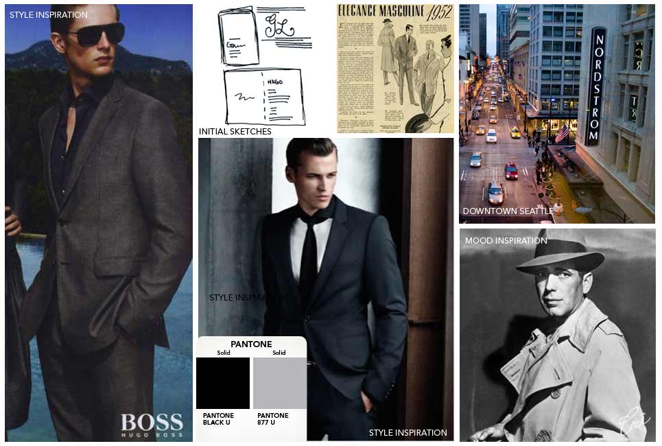 Nordstrom & Hugo Boss - Event Invitations - Inspiration Board - Corporate - Ceci Event - Ceci New York
