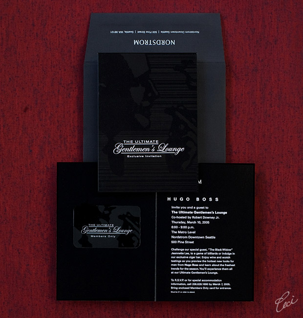 Nordstrom & Hugo Boss - Event Invitations - Corporate - Ceci Event - Ceci New York