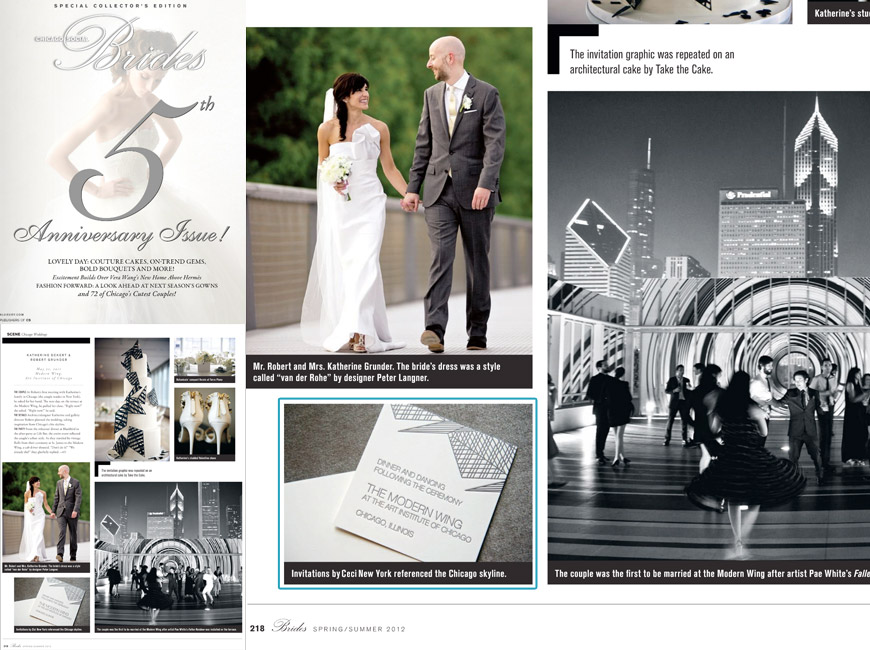 Chicago Social Brides - Spring/Summer 2012 - Press - Ceci New York