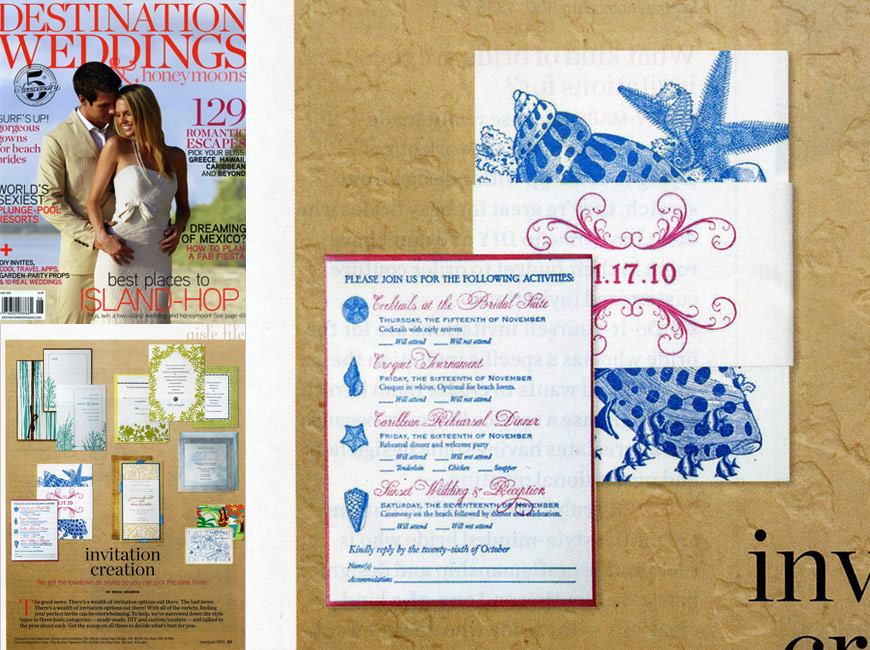 Destination Weddings - May/June 2010 - Press - Ceci New York