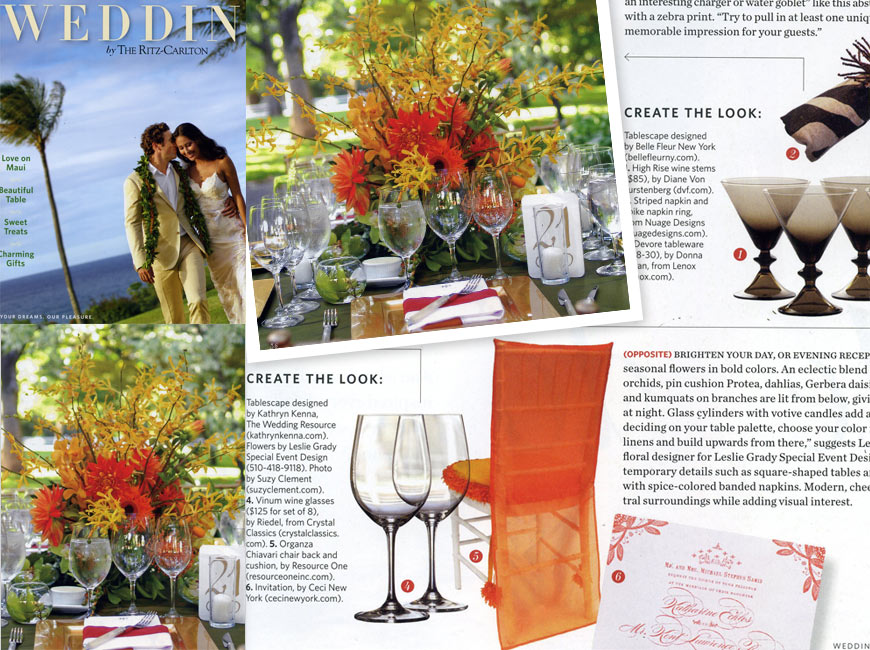 Weddings by The Ritz-Carlton - January - June 2012 - Press - Ceci New York