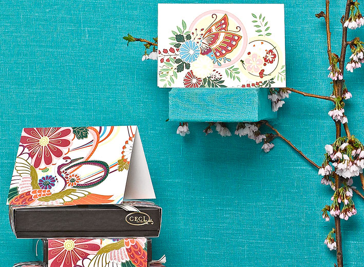 Lotus Butterfly -  Kimono -  Fine Stationery - Shop Ceci - Ceci New York