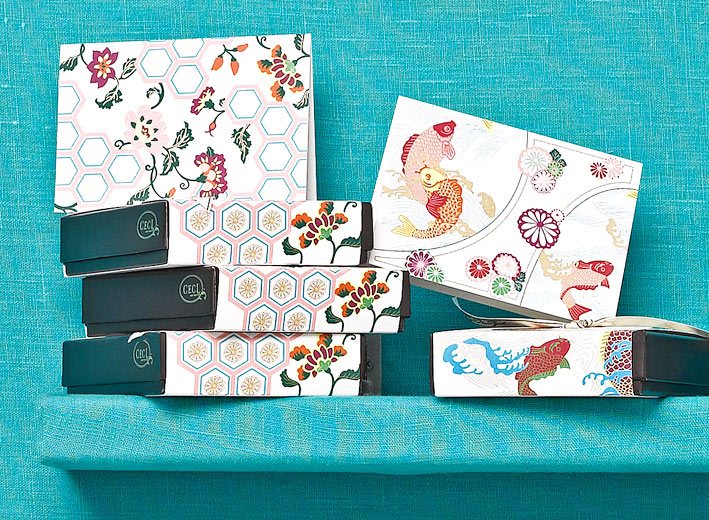 Zen Garden -  Kimono -  Fine Stationery - Shop Ceci - Ceci New York