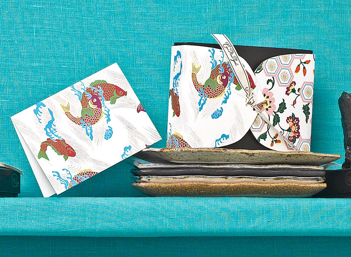 Zen Garden -  Kimono -  Fine Stationery - Shop Ceci - Ceci New York