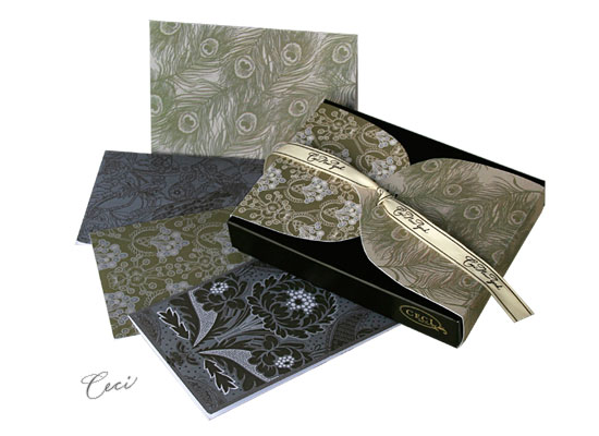 Plumage - Metallic - Fine Stationery - Shop Ceci - Ceci New York