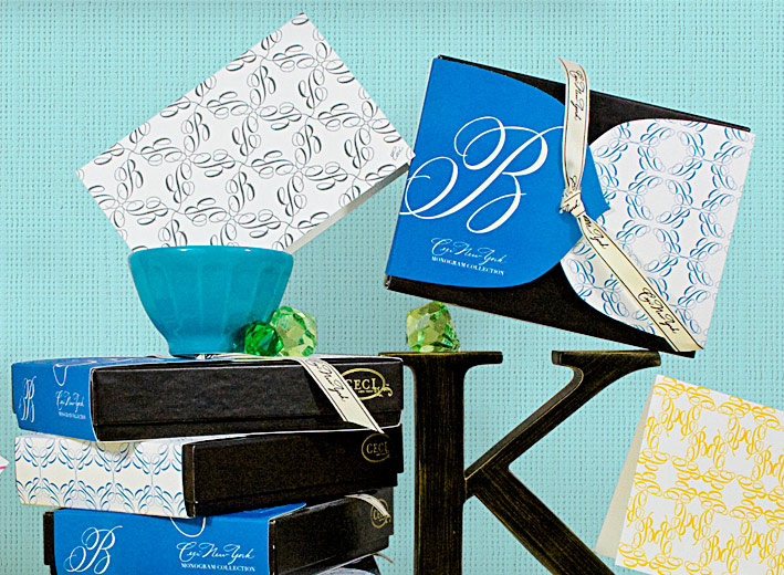 B -  Monogram -  Fine Stationery - Shop Ceci - Ceci New York