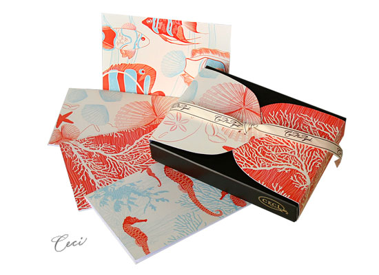 Aquamarine - Resort - Fine Stationery - Shop Ceci - Ceci New York
