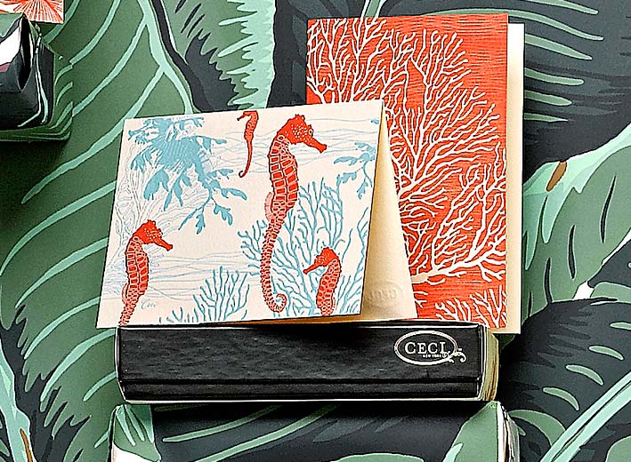 Aquamarine -  Resort -  Fine Stationery - Shop Ceci - Ceci New York