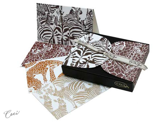 Zuri - Safari - Fine Stationery - Shop Ceci - Ceci New York