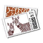 Zuri - Postage Stamps - Safari - Fine Stationery - Shop Ceci - Ceci New York