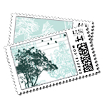 Just Landed - Postage Stamps - Urban - Fine Stationery - Shop Ceci - Ceci New York