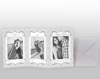Silver Snowflake Tri-Fold - Holiday - Shop Ceci - Ceci New York