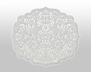 Lasercut Place Mats - Damask Silver - Holiday - Shop Ceci - Ceci New York
