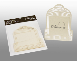 Bird Cage Opal - Lasercut Place Cards - Shop Ceci - Ceci New York