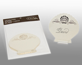 Shell Opal - Lasercut Place Cards - Shop Ceci - Ceci New York