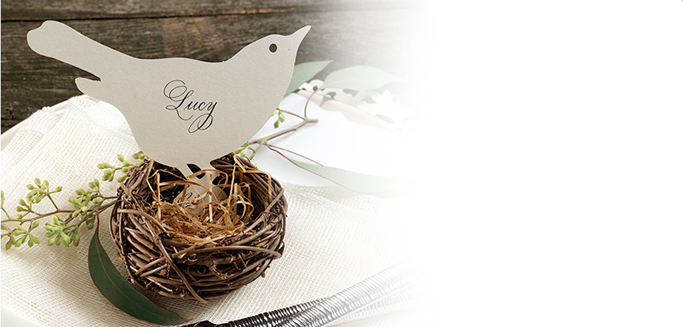 Bird Opal Place Cards