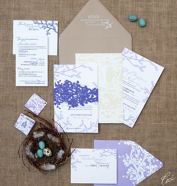 Ashleigh & Shaun - Luxury Wedding Invitations - Botanical - Ceci Couture - Ceci Wedding - Ceci New York