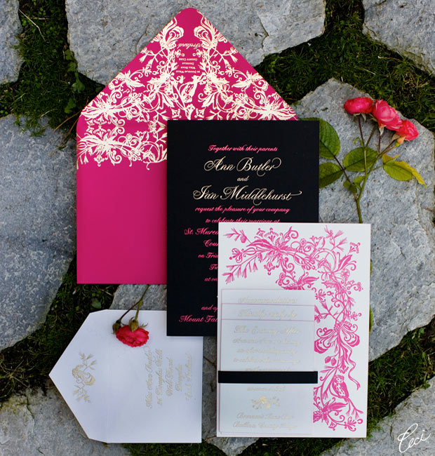 Ann & Ian - Luxury Wedding Invitations - Classic - Ceci Couture - Ceci Wedding - Ceci New York