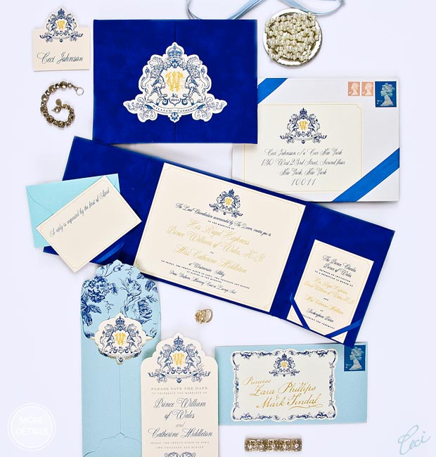 Catherine & William - Luxury Wedding Invitations - Classic - Ceci Couture - Ceci Wedding - Ceci New York