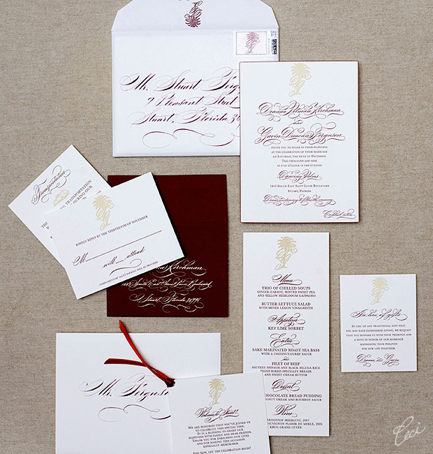 Deanna & Gavin - Luxury Wedding Invitations - Classic - Ceci Couture - Ceci Wedding - Ceci New York