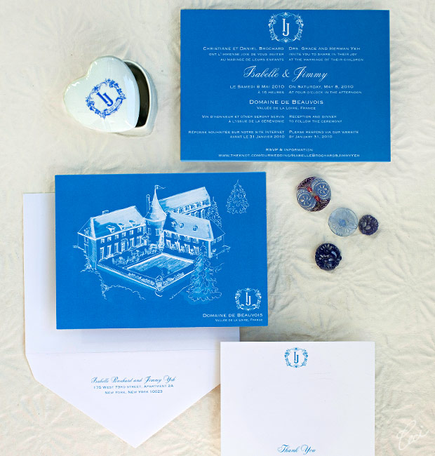 Isabelle & Jimmy - Luxury Wedding Invitations - Classic - Ceci Couture - Ceci Wedding - Ceci New York