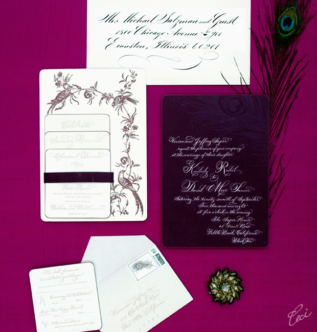 Kimberly & Daniel - Luxury Wedding Invitations - Classic - Ceci Couture - Ceci Wedding - Ceci New York