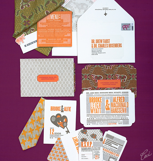Brooke & Alfie - Luxury Wedding Invitations - Daring - Ceci Couture - Ceci Wedding - Ceci New York