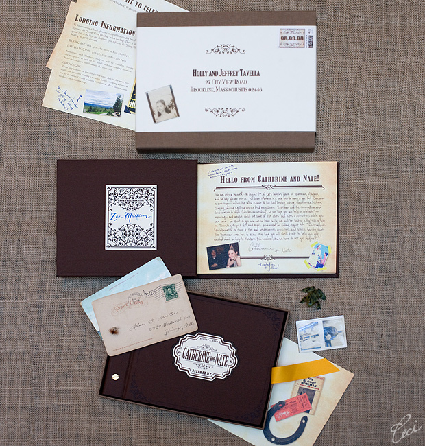 Catherine & Nate - Luxury Wedding Invitations - Daring - Ceci Couture - Ceci Wedding - Ceci New York