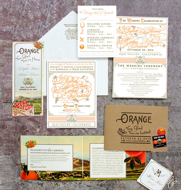 Elizabeth & Matthew - Luxury Wedding Invitations - Daring - Ceci Couture - Ceci Wedding - Ceci New York