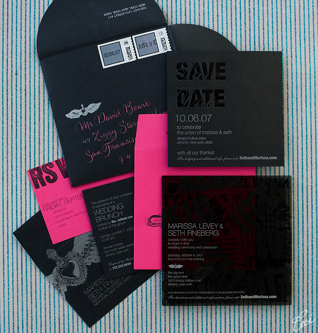 Marissa & Seth - Luxury Wedding Invitations - Daring - Ceci Couture - Ceci Wedding - Ceci New York