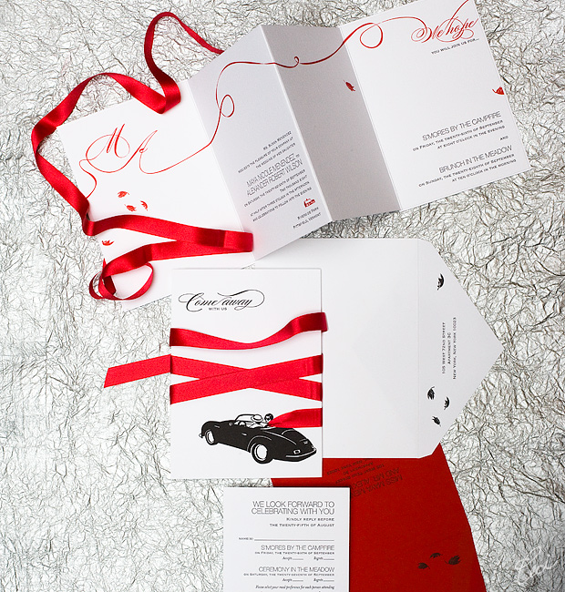 Maya & Alex - Luxury Wedding Invitations - Daring - Ceci Couture - Ceci Wedding - Ceci New York