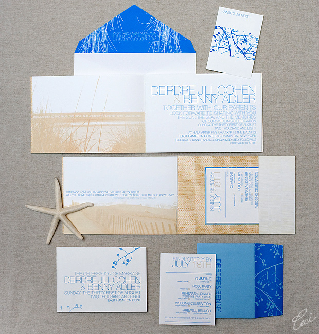 Deirdre & Benny - Luxury Wedding Invitations - Destination - Ceci Couture - Ceci Wedding - Ceci New York