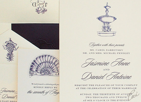 Breakers Row - Luxury Wedding Invitations - Details - The Breakers, Palm Beach - Ceci Partnerships - Ceci New York
