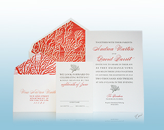 Coral Cove - Luxury Wedding Invitations, Save the Dates, Accessories - The Breakers, Palm Beach - Ceci New York