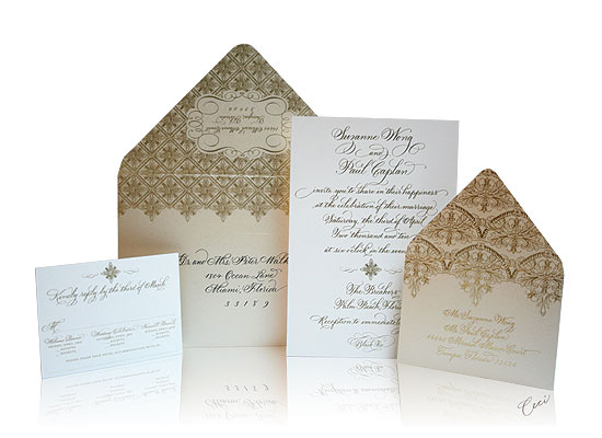 The Gold Room - Luxury Wedding Invitations - The Breakers, Palm Beach - Ceci Partnerships - Ceci New York