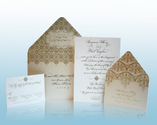 The Gold Room - Luxury Wedding Invitations, Save the Dates, Accessories - The Breakers, Palm Beach - Ceci New York