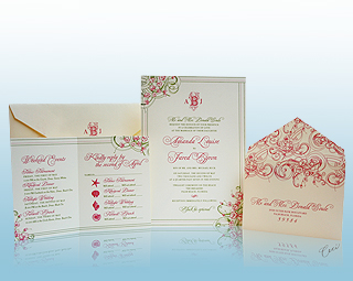 Ocean Breeze - Luxury Wedding Invitations, Save the Dates, Accessories - The Breakers, Palm Beach - Ceci New York