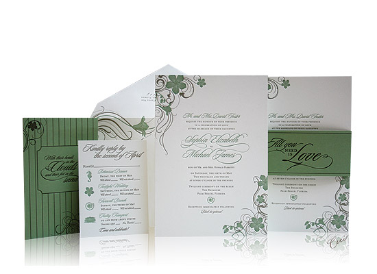 Poinciana - Luxury Wedding Invitations - The Breakers, Palm Beach - Ceci Partnerships - Ceci New York